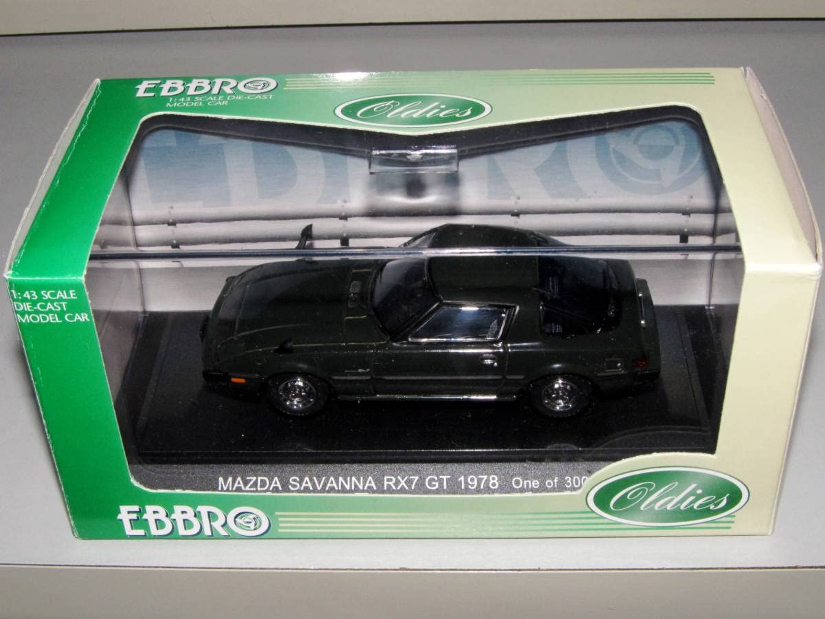Amazon | □エブロ 1/43【マツダ サバンナ RX-7 GT 1978 (グリーン